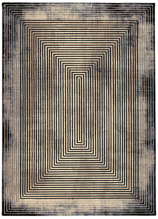 Χαλί Σετ Κρεβατοκάμαρας (3τεμ) ART 9290 Anthracite-Cream KoulisCarpets