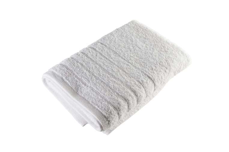 Πετσέτα Λευκή 100%cotton Πεννιέ 450gr. 50Χ100