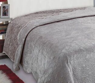 Κουβέρτα Βελούδο Με Sherpa 160 X 220 NX2211 Beige Silk Fashion