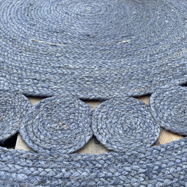 Χαλί Χειροποίητο Γιούτα INDIA Νο.8 Στρογγυλό ø120cm  Koulis Carpets