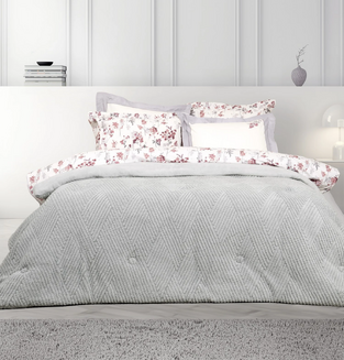 ΚΟΥΒΕΡΤΟΠΑΠΛΩΜΑ ΥΠ/ΠΛΟ 220X240 VELVA L. GREY NIMA