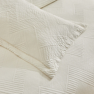 Κουβερλί 180Χ240 Diverso Ivory Liolios Home