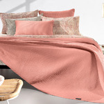Σετ 2τμχ Κουβερλί Riva Coral 160x240