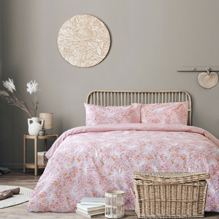 Σετ Σεντόνια (4τμχ) Υπέρδιπλα 160X200+32 Papillon Pink Kocoon-Nima