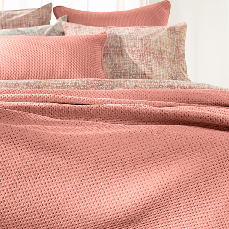 Σετ 2τμχ Κουβερλί Riva Coral 160x240