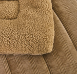 Κουβερτοπάπλωμα Υπέρδιπλο  220X240 Square Gold Liolios Home