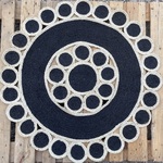 Χαλί Χειροποίητο Γιούτα INDIA Νο.9 Στρογγυλό ø120cm  Koulis Carpets
