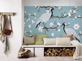 Φωτοταπετσαρία DD118584-Japanese Cranes  ( 3,50μ*2,55μ )