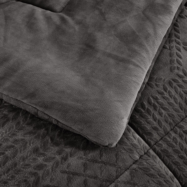 Κουβερτοπάπλωμα Υπέρδιπλο 220Χ240 Prestige Dark Grey Liolios Home