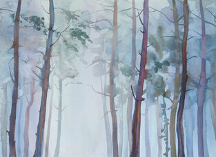 Φωτοταπετσαρία DD118801-Aquarelle Forest ( 3,50μ*2,55μ )