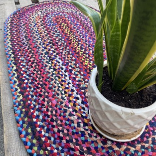 Χαλί Χειροποίητο INDIA Νο.6 ΟΒΑΛ 067Χ140  Koulis Carpets