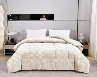 Κουβερτοπάπλωμα Υπέρδιπλο 220Χ240 Prestige Off White Liolios Home