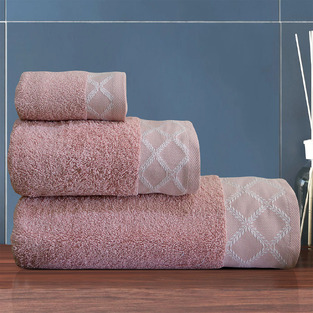 Σετ Πετσέτες 3τμχ Orora Pink Lino Home