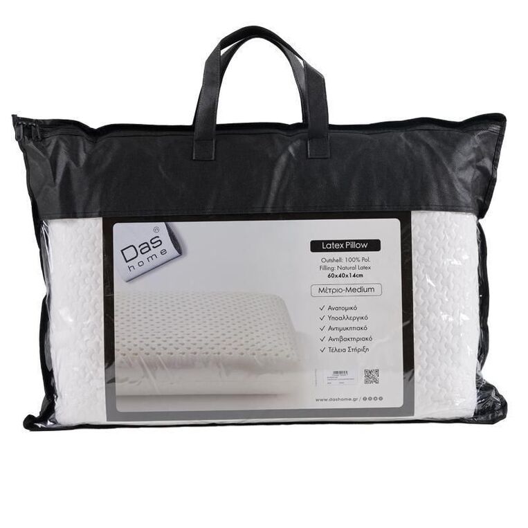 Μαξιλάρι Ύπνου 40x60 Latex Anatomic Σχ.1038 Das Home
