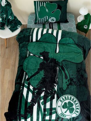 Σετ Σεντόνια 3τμχ Μονά 160Χ260 Panathinaikos F.C.