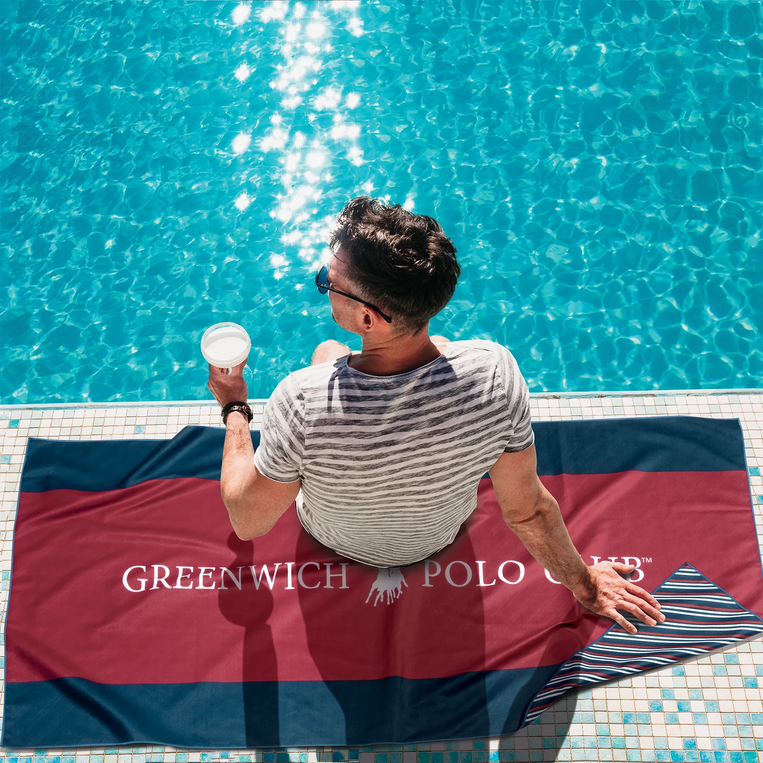 Πετσέτα Θαλάσσης 80Χ170 Σχ.3874 Greenwich Polo Club