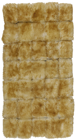 Χαλί Γούνα Προβάτου Patchwork Tipped-Brown  KoulisCarpets