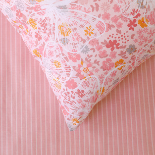 Σετ Σεντόνια (4τμχ) Υπέρδιπλα 160X200+32 Papillon Pink Kocoon-Nima