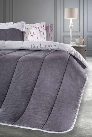 Σετ Παπλωματοθήκη (3τμχ) Motto Melanze 225Χ245 Suede Guy Laroche