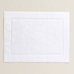Πατάκι Μπάνιου 100%cotton 50X70 Λευκό 600gr