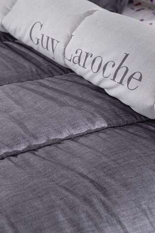 Σετ Παπλωματοθήκη (3τμχ) Motto Melanze 225Χ245 Suede Guy Laroche