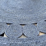 Χαλί Χειροποίητο Γιούτα INDIA Νο.8 Στρογγυλό ø120cm  Koulis Carpets