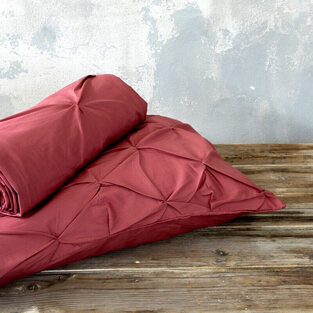 Σετ Παπλωματοθήκη Υπέρδιπλη 220x240 Arcata Wine Red Nima