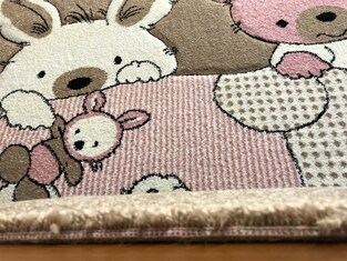 Παιδικό Χαλί Kids 1372a Pink  KoulisCarpets