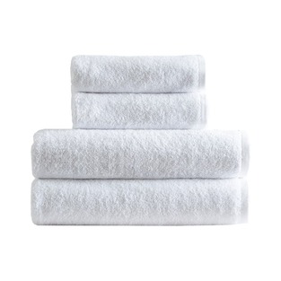 Πετσέτα Λευκή Flat 100%cotton Πεννιέ 530gr. 50x90