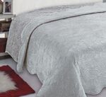 Κουβέρτα Βελούδο Με Sherpa 220 X 240+2 μαξιλαροθήκες 50Χ70 NX2211 Light Grey Silk Fashion
