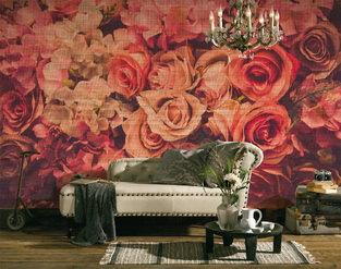 Φωτοταπετσαρία DD118524-Flower Wall  ( 3,50μ*2,55μ )