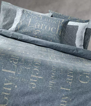 Σετ Παπλωματοθήκη (3τμχ) Paris Indigo 225Χ245 Guy Laroche