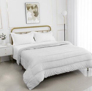 Κουβερτοπάπλωμα Υπέρδιπλο  220X240 Damask Light Grey Silk Fashion