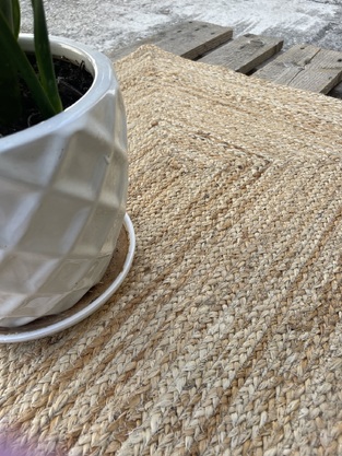 Χαλί Χειροποίητο Γιούτα INDIA Νο.14 067Χ140 Koulis Carpets