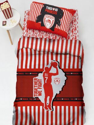 Κουβέρτα Fleece 160Χ220 Olympiakos B.C.
