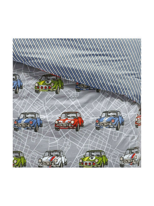 Σετ Σεντόνια 3τεμ. Μονά Race 2(170X270)+(50X70) Kentia