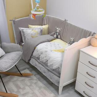 Σετ Σεντόνια Κούνιας 130X170 Σχ.6578 Das Baby Smile