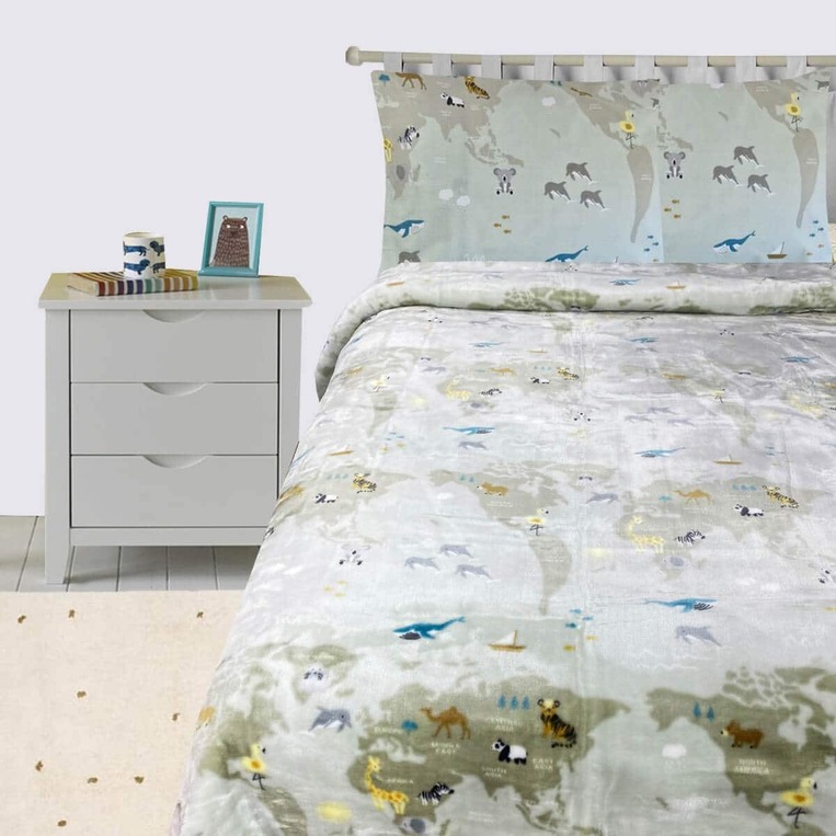 Κουβέρτα Μονή 160Χ220 Animal World Astron