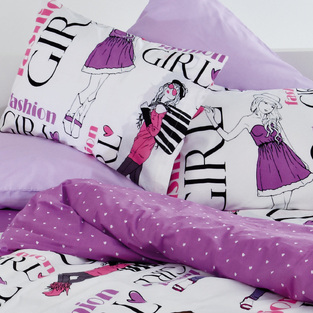 Σετ Σεντόνια (3τεμ.) Μονά  Fashion Girl Sb Home