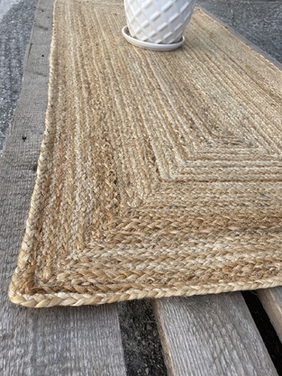 Χαλί Χειροποίητο Γιούτα INDIA Νο.14 067Χ140 Koulis Carpets