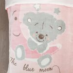 Κουβέρτα Κούνιας 100Χ140 Blue Moon Ροζ Boreas