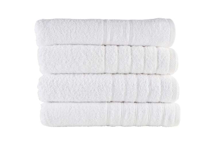 Πετσέτα Λευκή 100%cotton Πεννιέ 550gr. 50x100