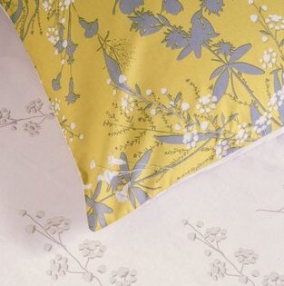 Σετ Σεντόνια (4τμχ) Υπέρδιπλα 240x270 Cicely Mustard-Beige Kocoon-Nima