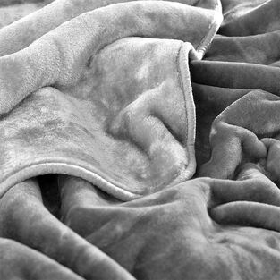 ΚΟΥΒΕΡΤΑ ΥΠ/ΠΛΗ 220Χ240 VELOUR COBERTOR GREY LINO