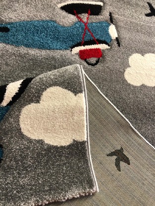 Παιδικό Χαλί Kids 9359a Grey  KoulisCarpets