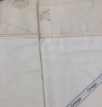 Σετ Σεντόνια 240Χ260 Σατέν Πενιέ 100% Βαμβ.με Λινή Φάσα Σχ.451 Omega