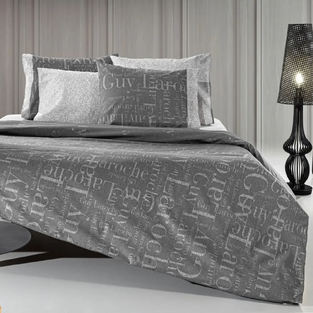Σετ 3τμχ. Σεντόνια Paris Anthracite 165x265