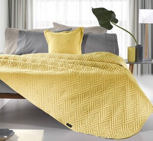 Σετ 2τμχ Κουβερλί Curves Lime 220x240