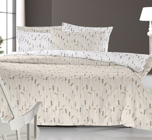 Σετ Παπλωματοθήκη (2τμχ) Eloise Natural 165Χ225 Guy Laroche