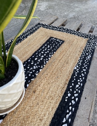 Χαλί Χειροποίητο Γιούτα INDIA Νο.13 115Χ170 Koulis Carpets